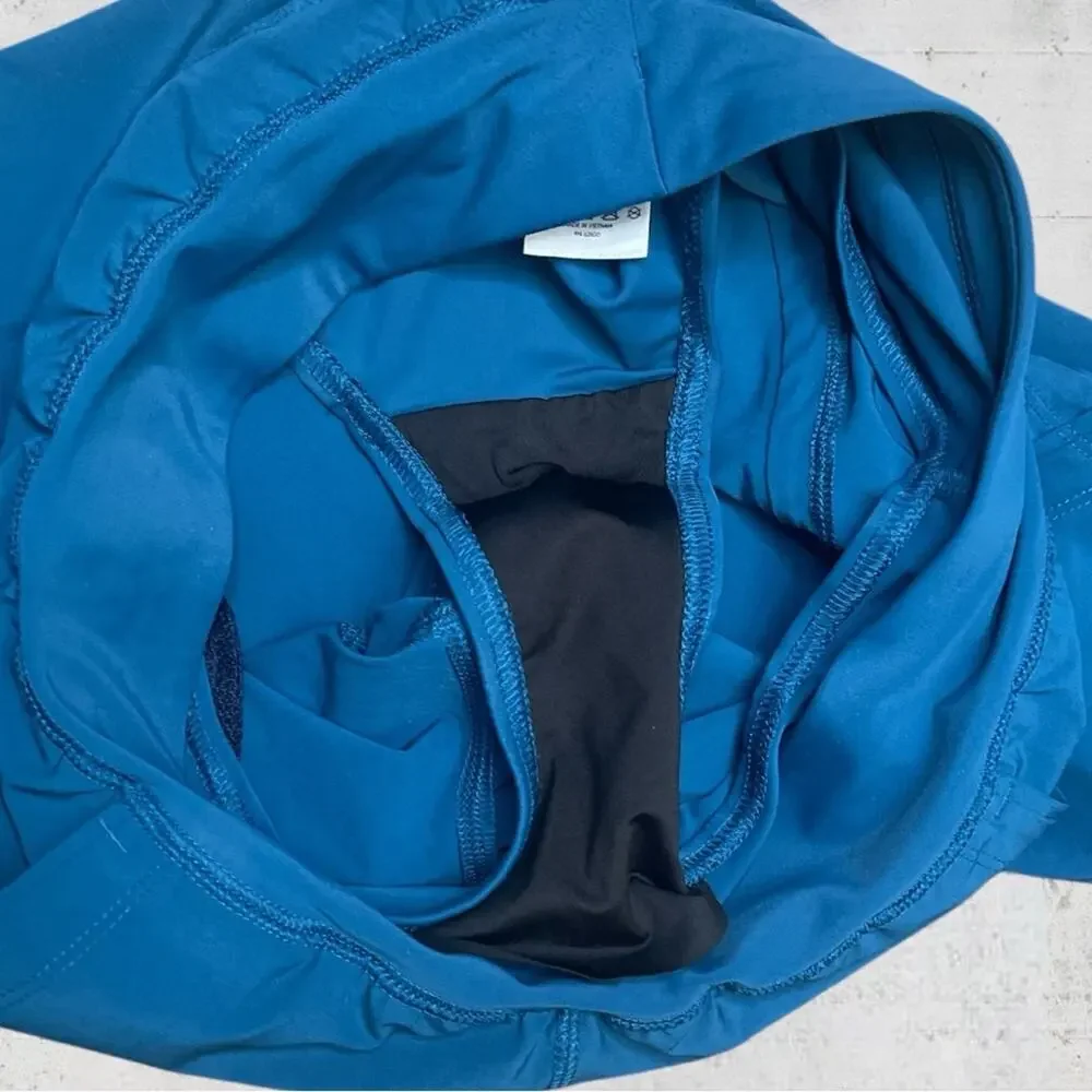 Lands’ End Quick Dry Swim Short With Lining Teal Size 2 Modest Beach